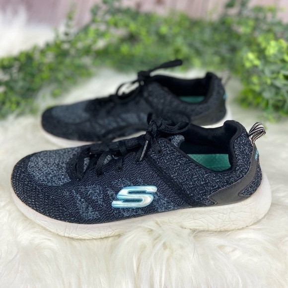 𝅺SKECHERS Women's Charcoal Sneakers size 6.5 - Picture 6 of 7